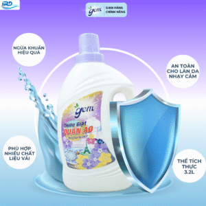 Nước giặt quần áo Gem