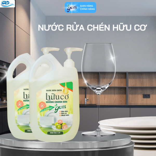 Nước rửa chén hữu cơ Gem- Mua 1 Tặng 1