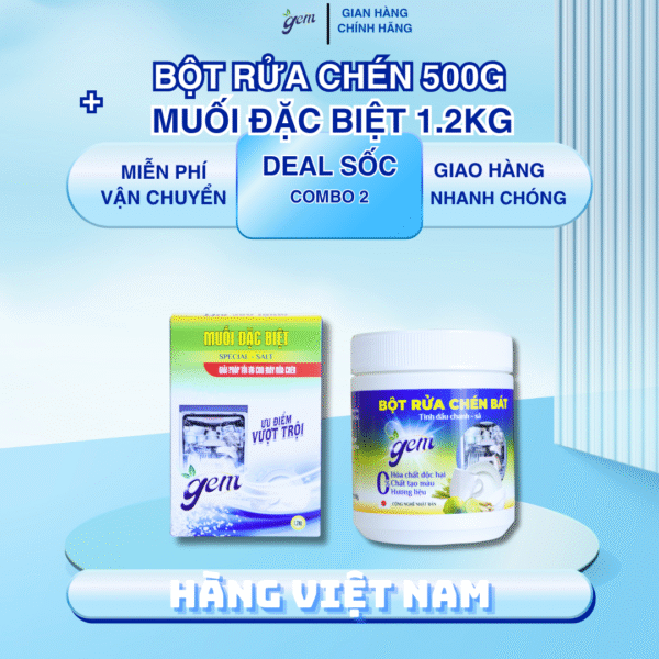Muối Đặc Biệt Rửa Chén Bát