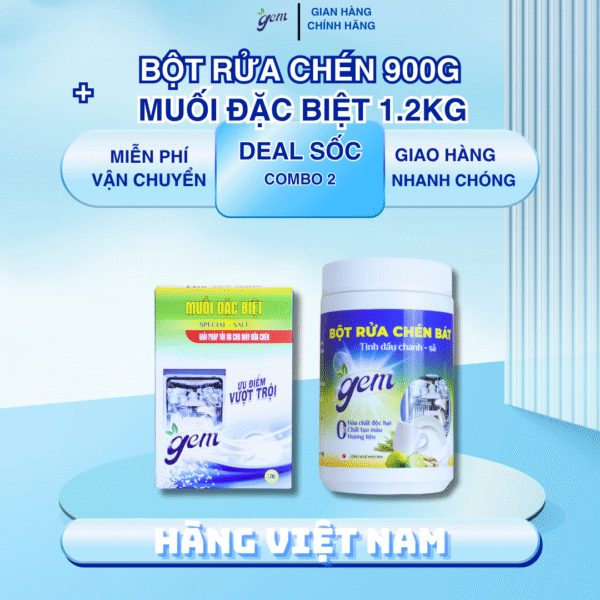 Muối Đặc Biệt Rửa Chén Bát