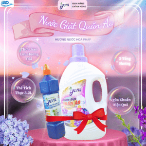 Nước giặt quần áo Gem